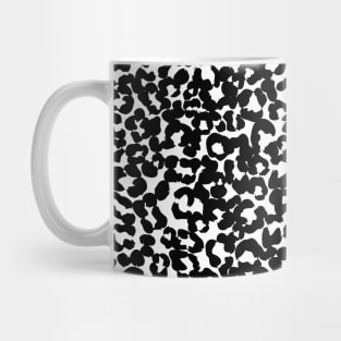 Beautiful Black Leopard Pattern Savage Animal Print Wild Safari Mug